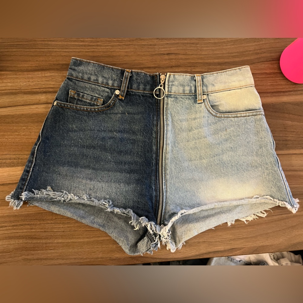 Denim shorts